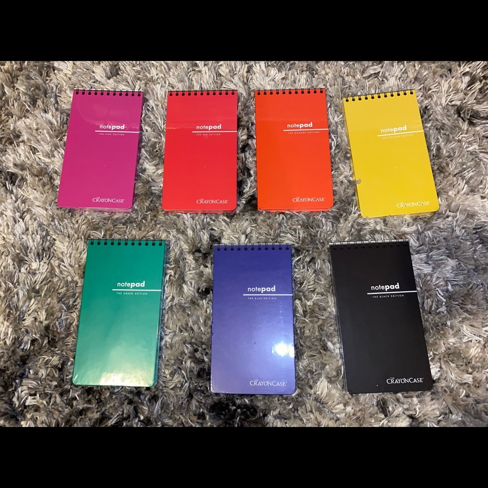 The Crayon Case Notepad Eyeshadow Pallet Set